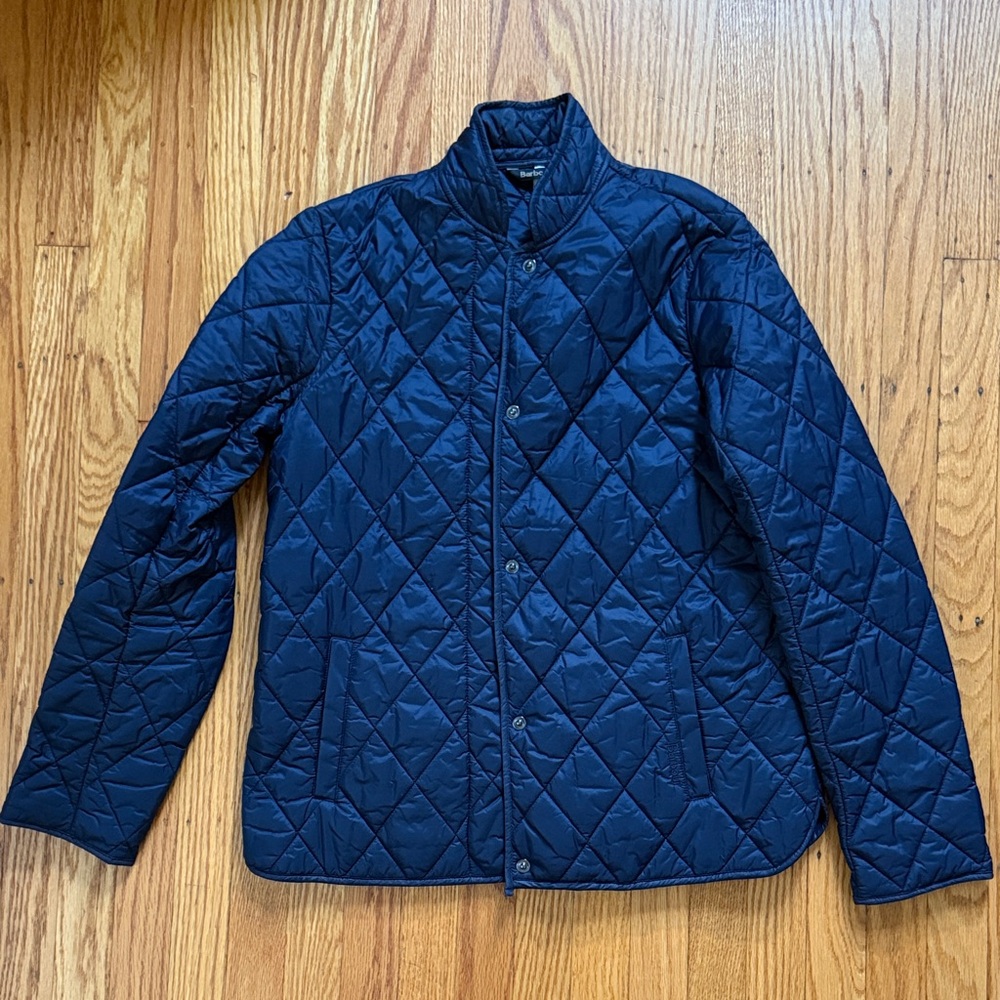 Barbour Dark Blue Quilted Jacket